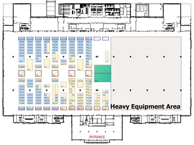 2018 Oil & Gas Convention layout